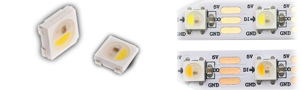 sk6812 addressable rgbw led chip