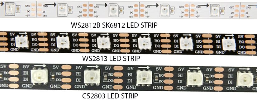 ws2813 cs2803 ws2812B led strip