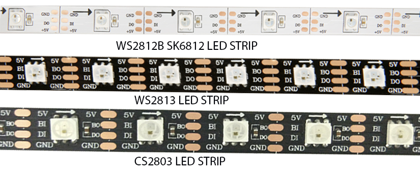 ws2813 cs2803 ws2812B led strip