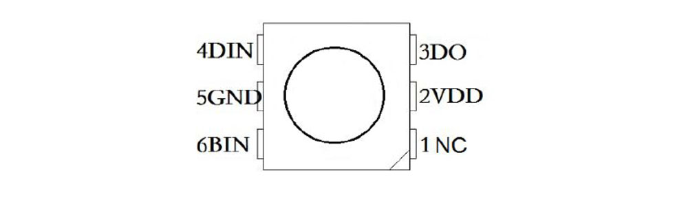 ws2813 led chip pin configuration function