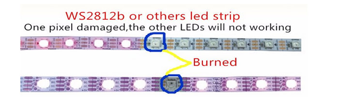 ws2813 ws2812b addressable led strip