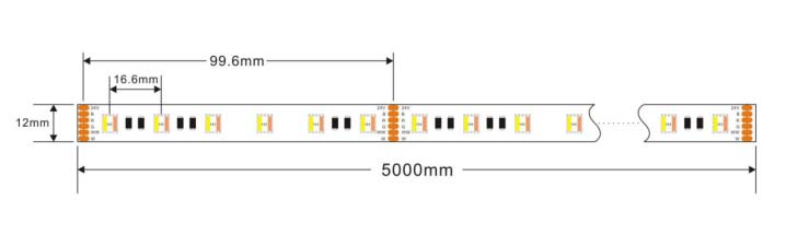 5050 rgbww LED Strip light