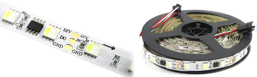 TM1814 programmable rgbw led strip