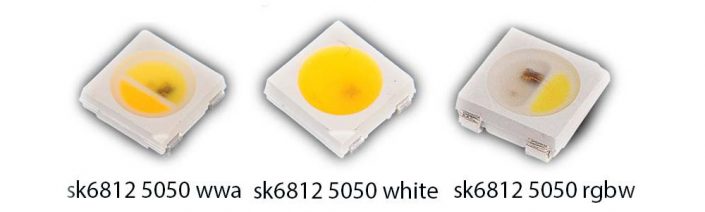 Wwa Led 5050 SMD Individually Addressable – SK6812 WWA LED Chip Pixels – witoptech
