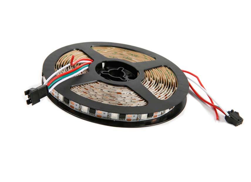 WS2811 Addressable RGB LED String Lights – 5V, 50 Pixels, IP68 Waterproof, Multi-Color