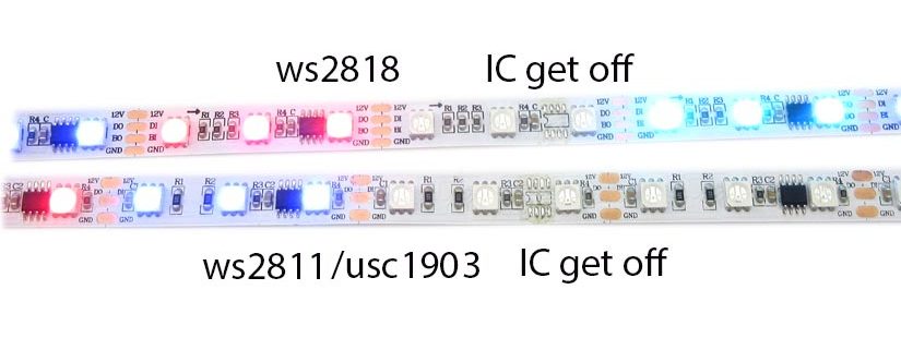 ws2818 vs ws2811 ucs1903 digital led strip