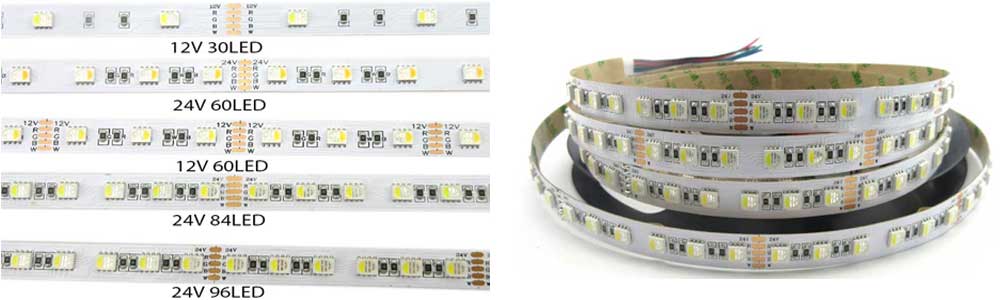 5050 rgbw led strip